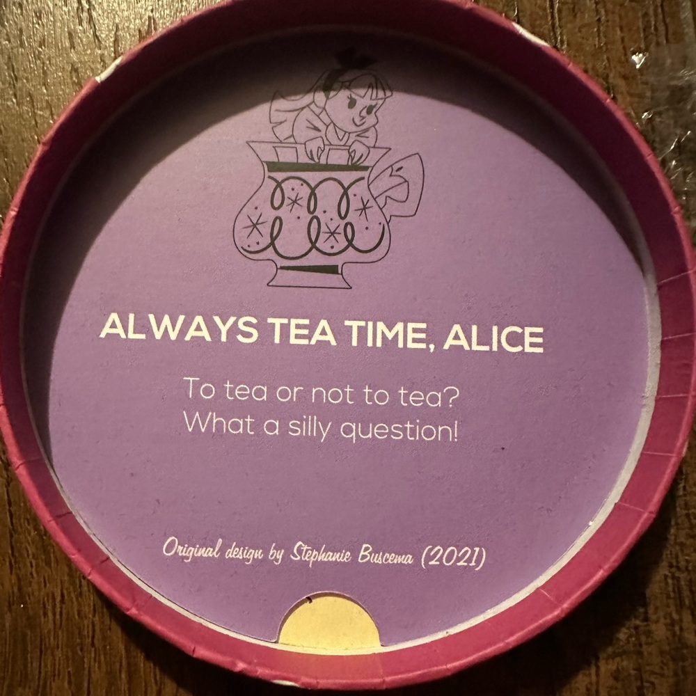 Alice’s Wonderland Tea Cup Brooch by Erstwilder - Picture 7 of 7